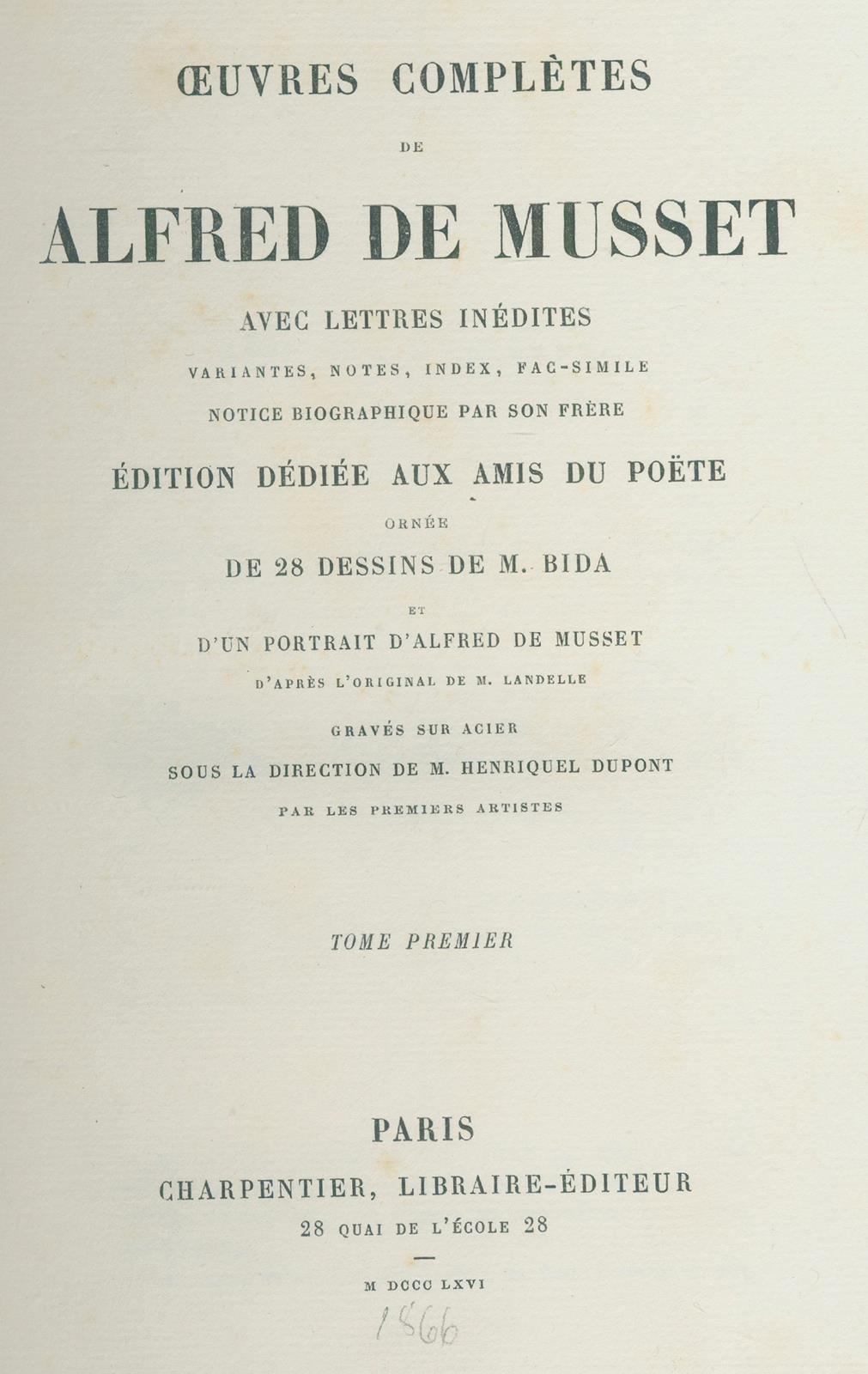 Musset,A.de. | Bild Nr.1