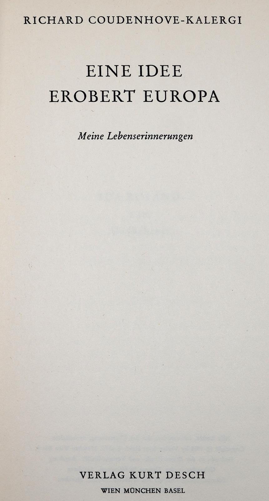 Coudenhove-Kalergi,R. | Bild Nr.1