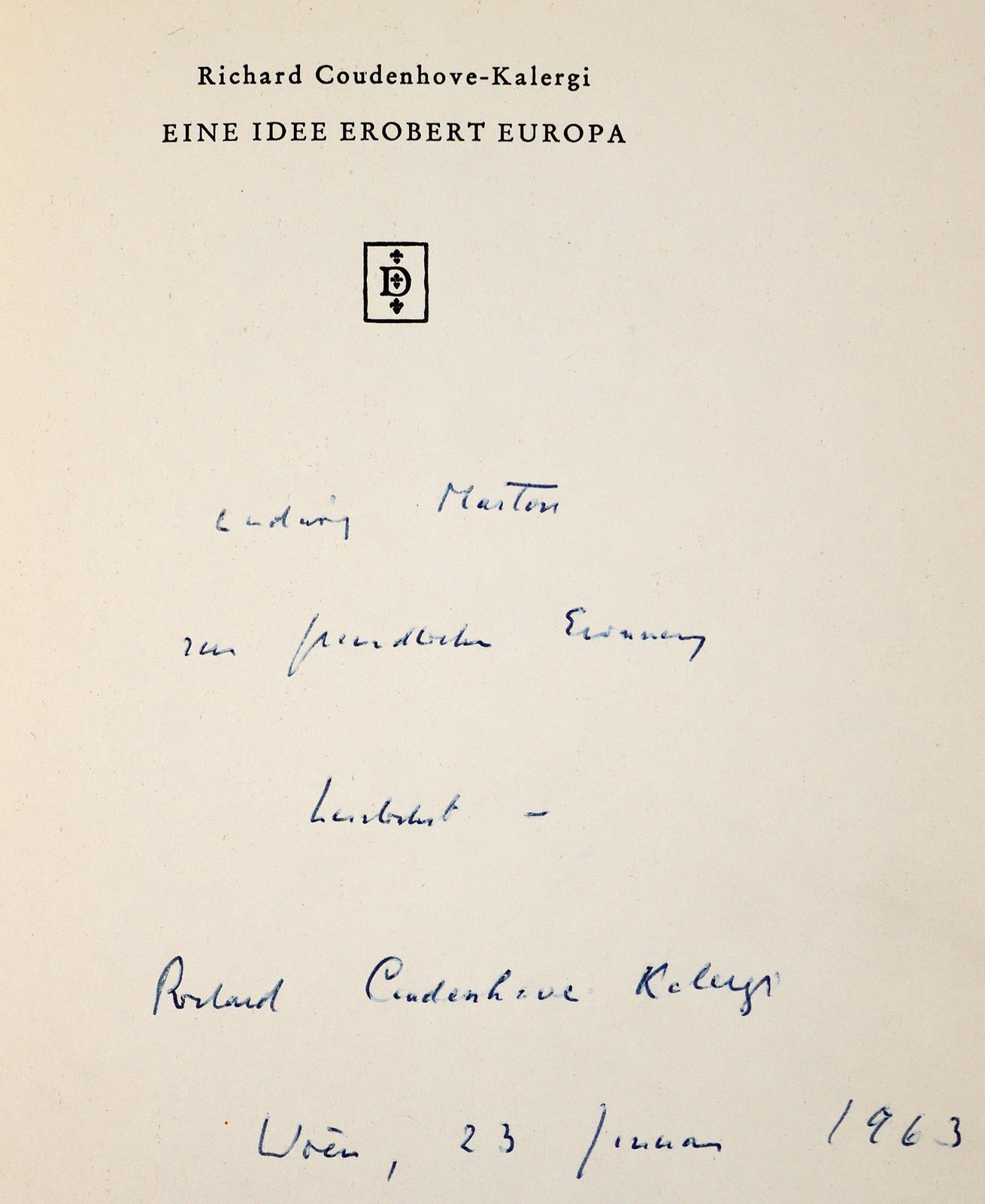 Coudenhove-Kalergi,R. | Bild Nr.3