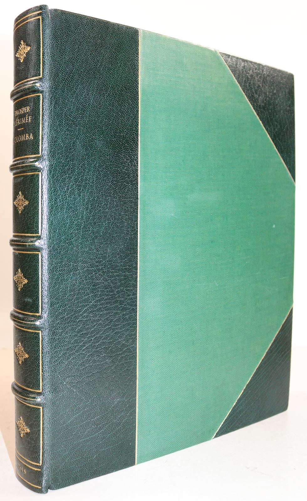 Dunkelgrüner Halbmaroquin | Bild Nr.1