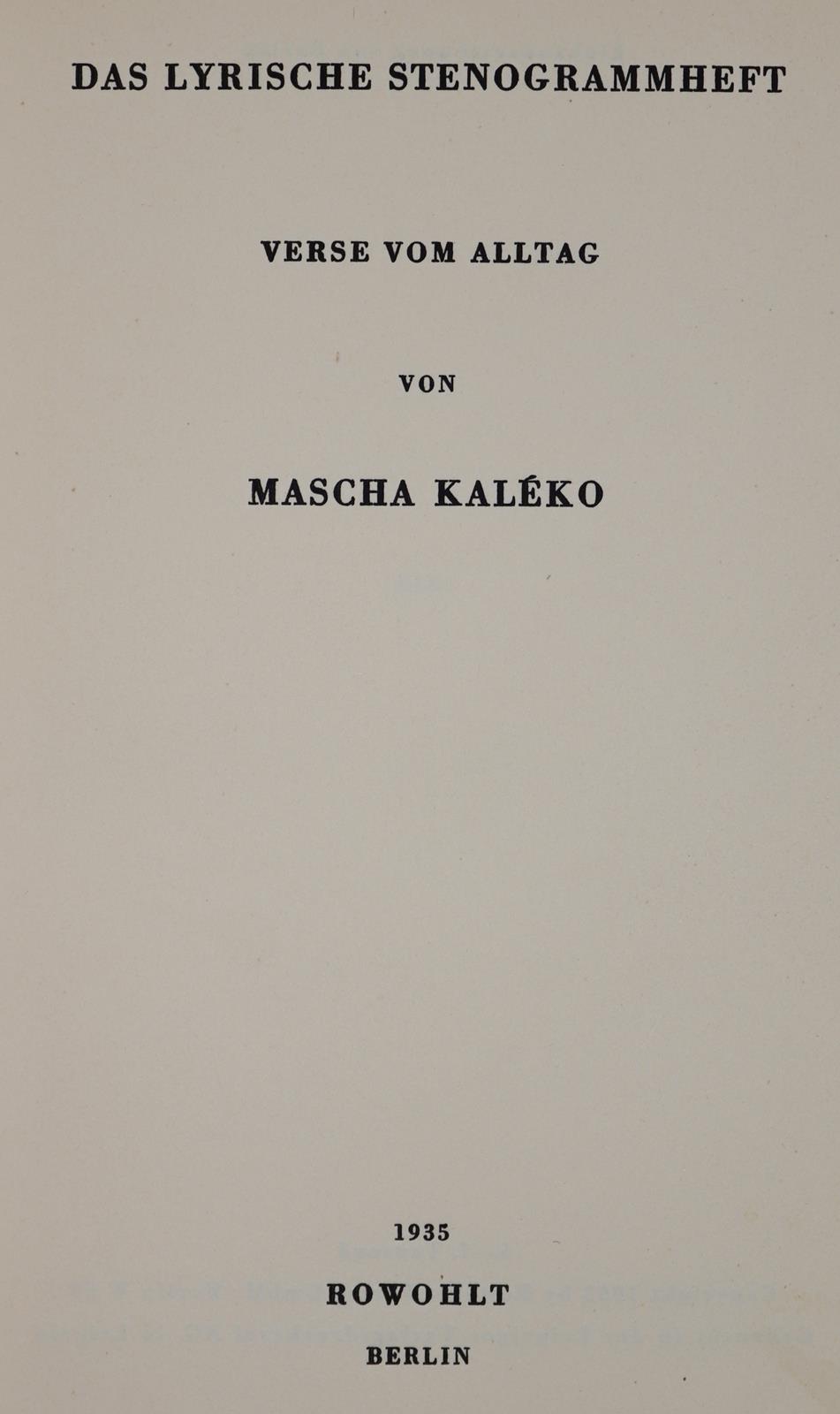 Kaleko,M. | Bild Nr.2