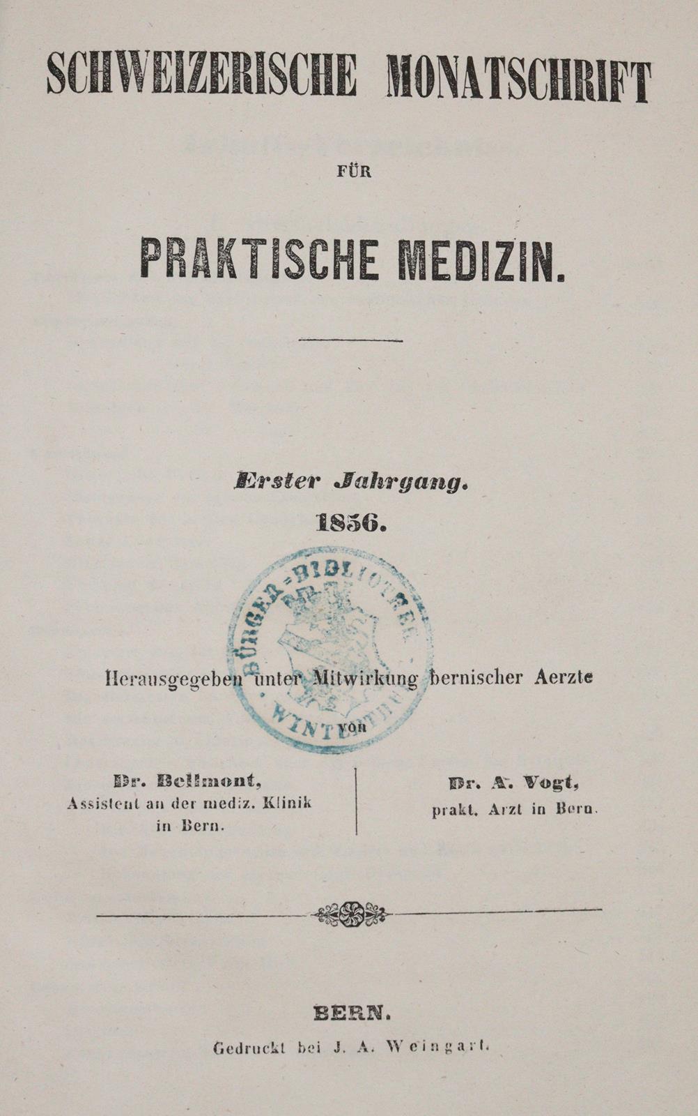 Schweizerische Monatsschrift | Bild Nr.1