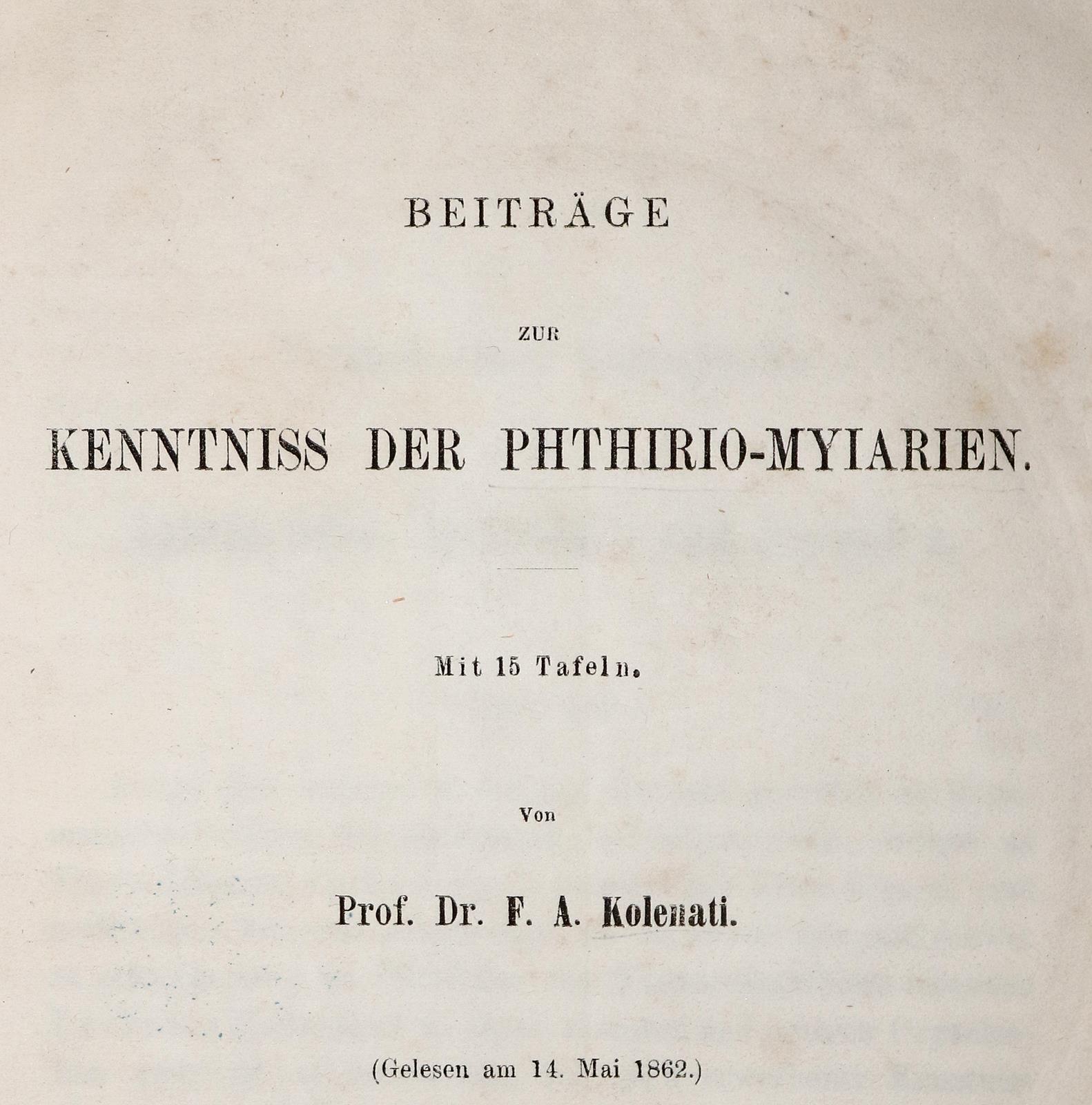 Kolenati,F.A. | Bild Nr.1