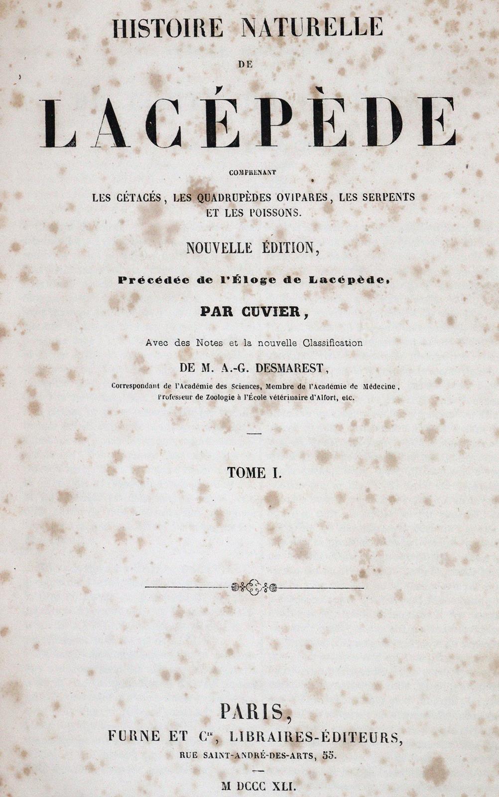 Lacépède,B.G.E.de. | Bild Nr.1