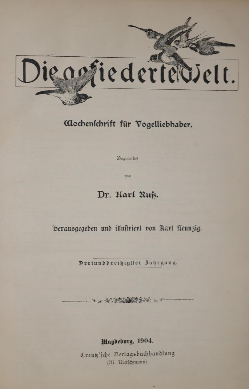 Gefiederte Welt, Die. | Bild Nr.1