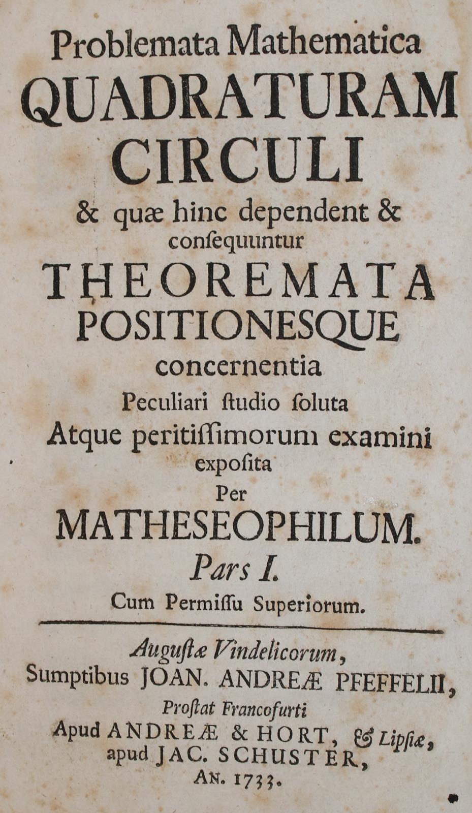 Matheseophilus (Pseud.). | Bild Nr.1