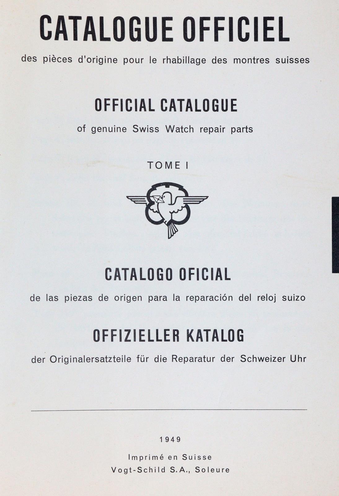 Catalogue officiel | Bild Nr.1