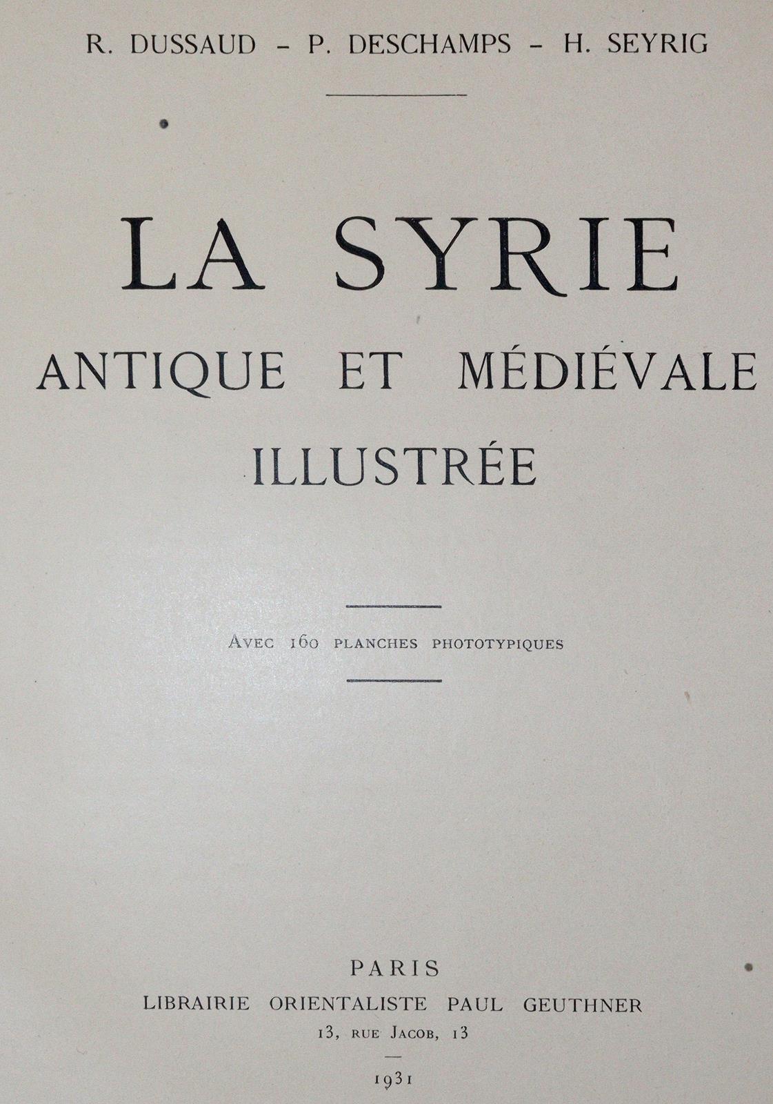 Dussaud,R. u.a. | Bild Nr.1