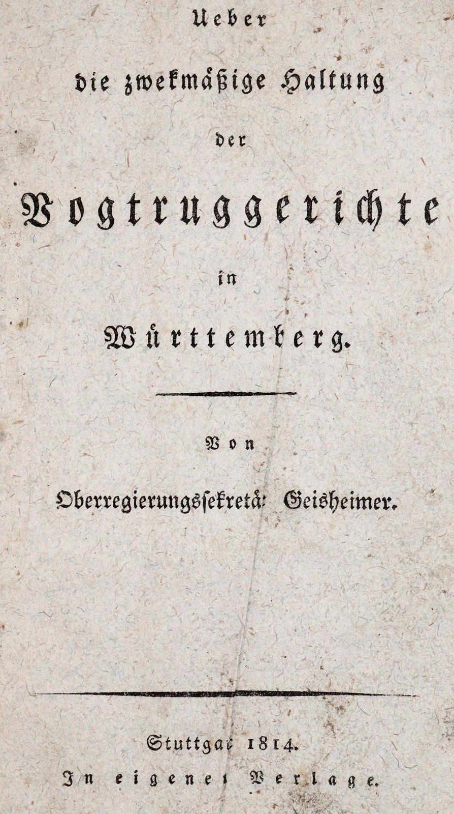 Geisheimer,(F.C.L.). | Bild Nr.1