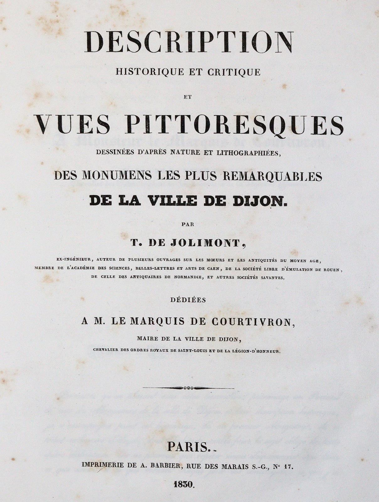 Jolimont,T.de. | Bild Nr.1