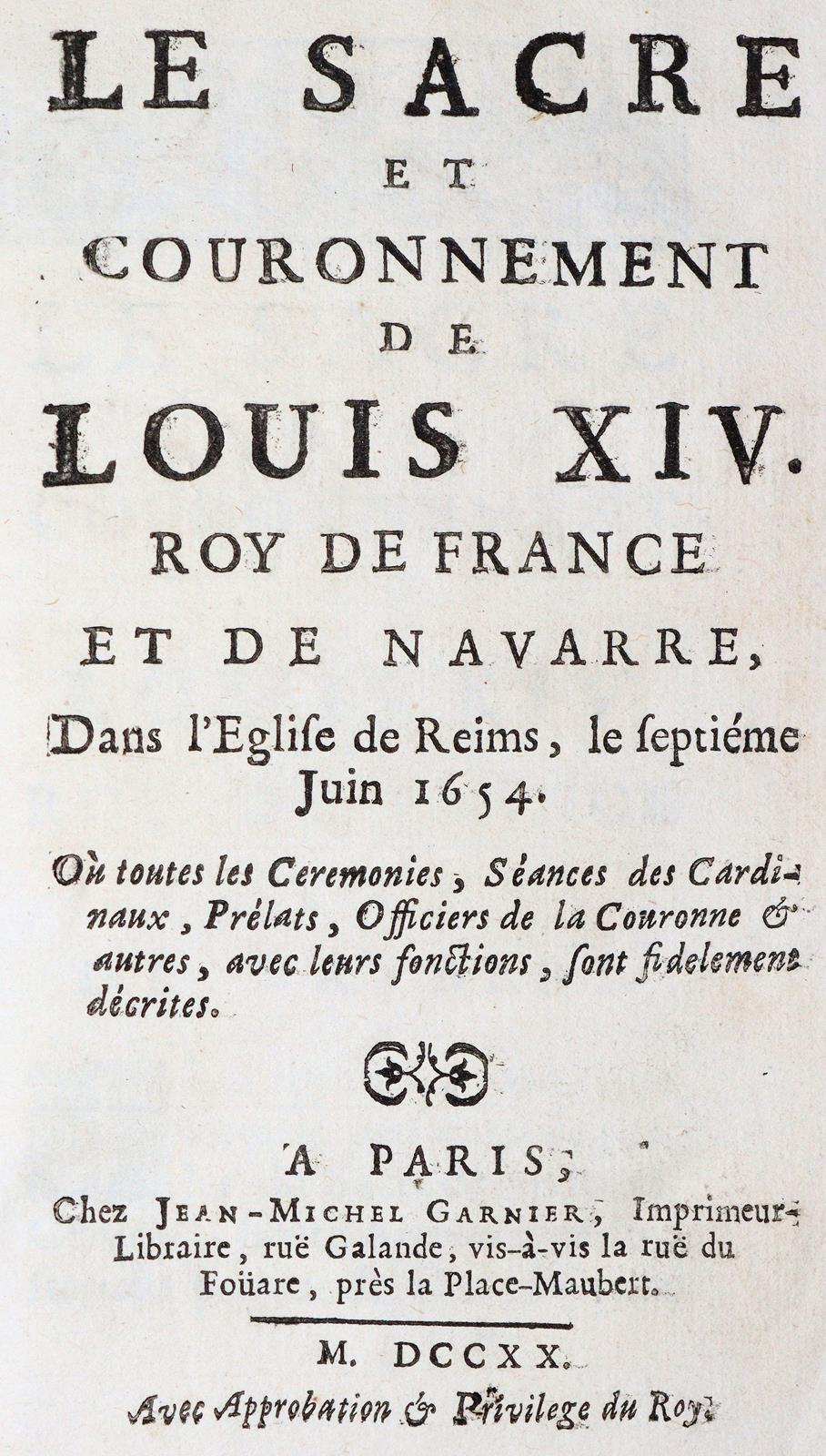 Sacre et Couronnement, Le, | Bild Nr.1