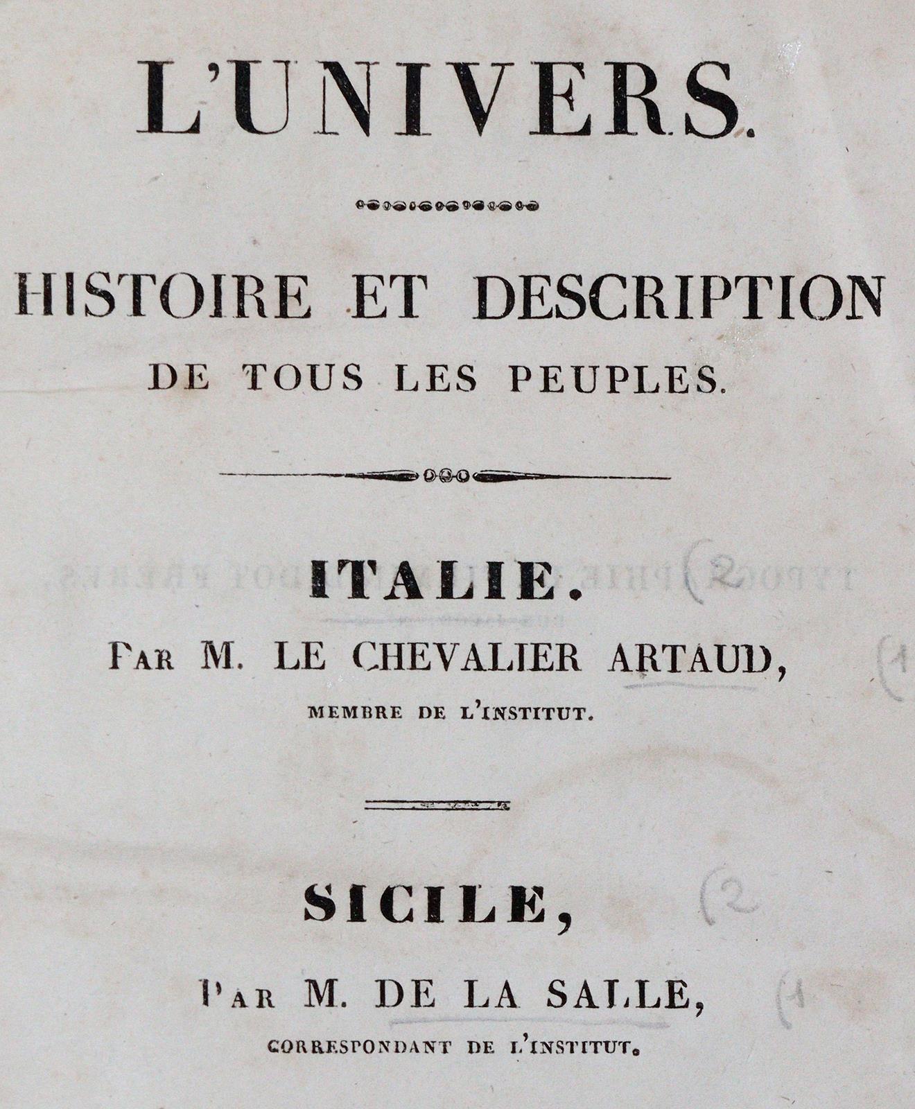 Artaud,(A.F.) u. de la Salle. | Bild Nr.1