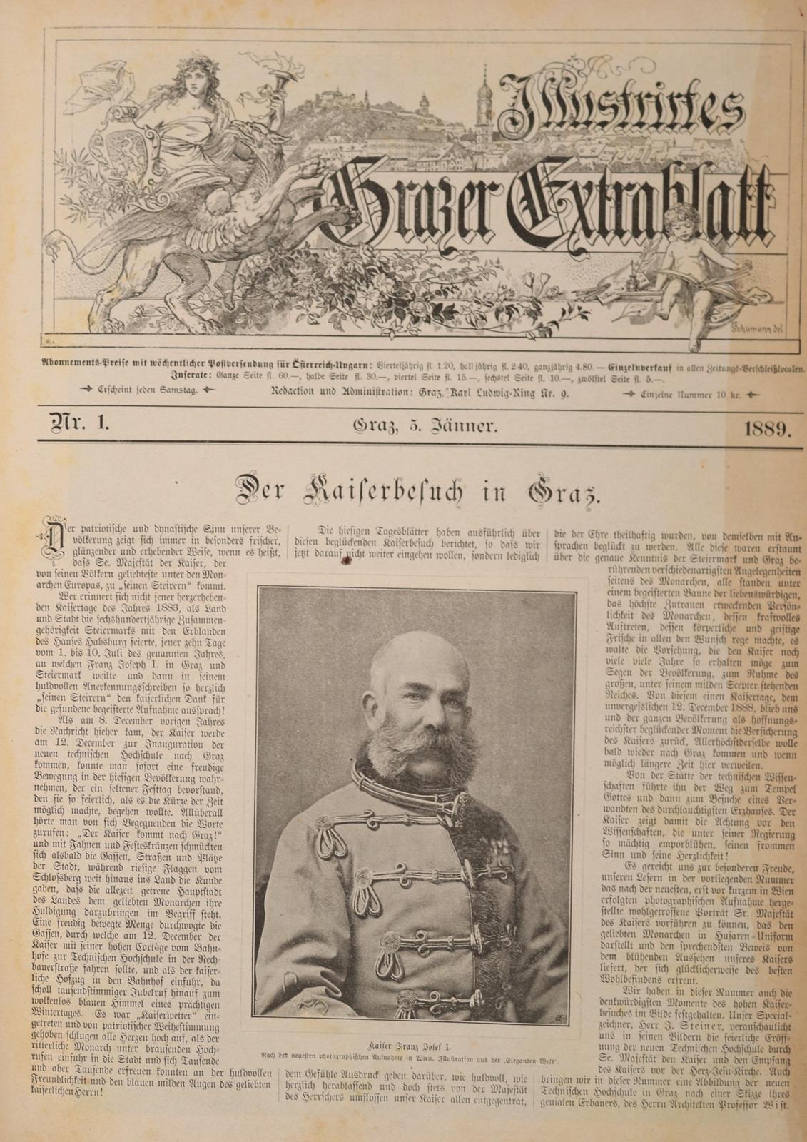 Illustrirtes Grazer Extrablatt. | Bild Nr.1