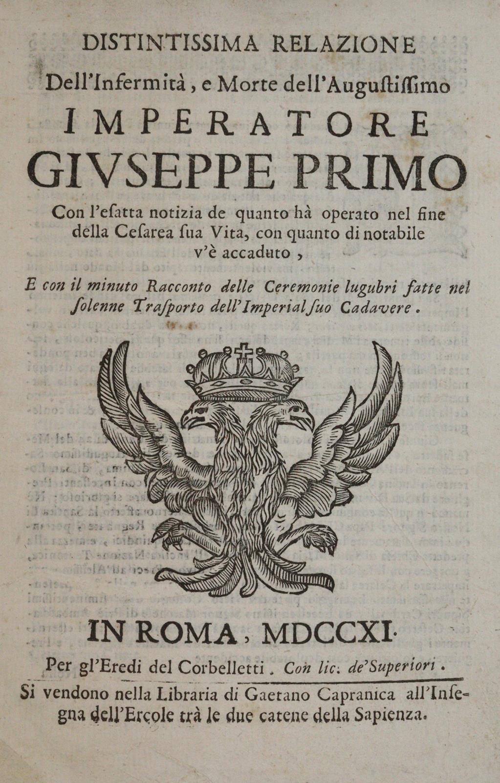 Joseph I. Kaiser HRR. | Bild Nr.1