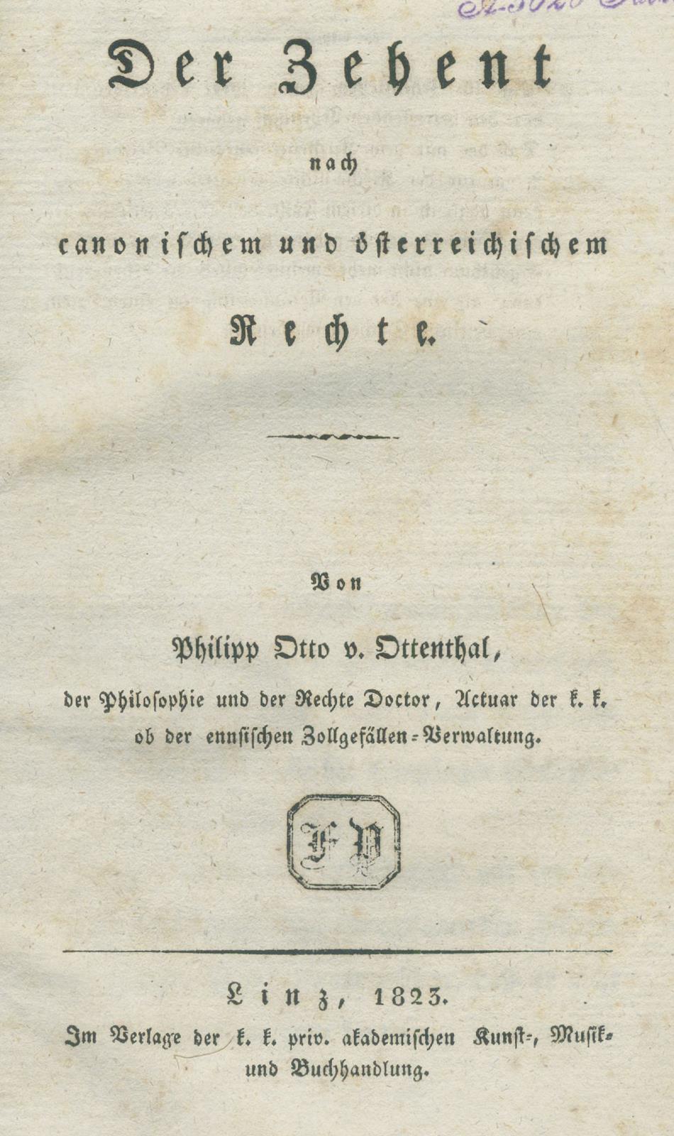 Ottenthal,Ph.O.v. | Bild Nr.1