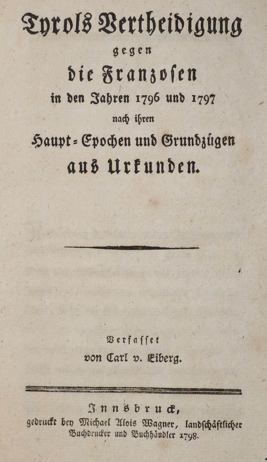 Eiberg,C.v. | Bild Nr.1