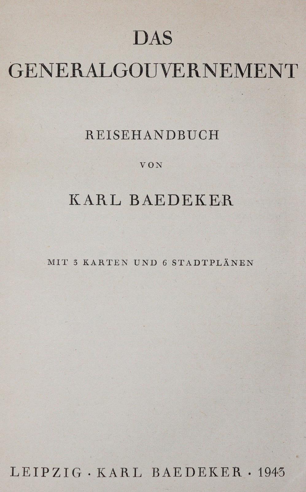 Generalgouvernement, Das. | Bild Nr.1