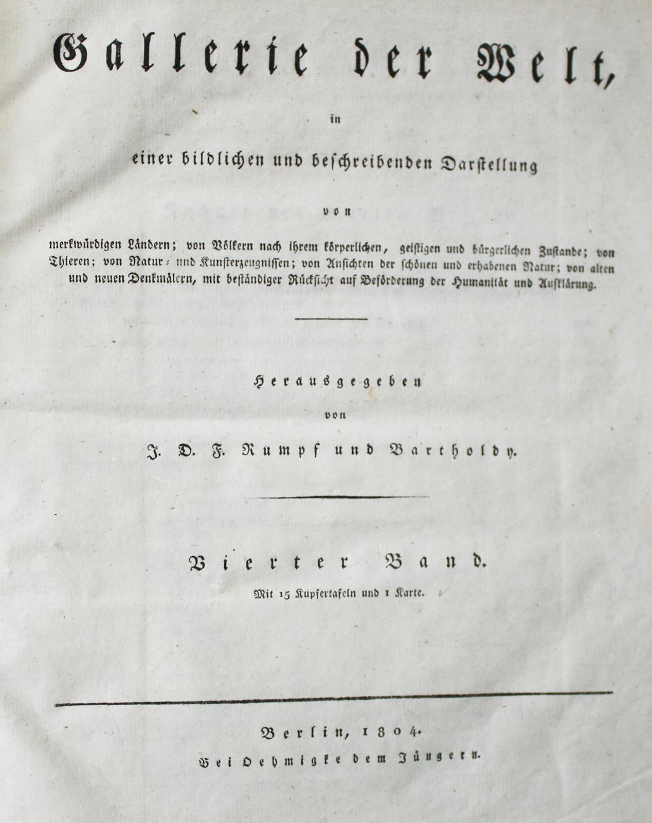 Rumpf,J.D.F. u. G.W.Bartholdy (Hrsg.). | Bild Nr.2