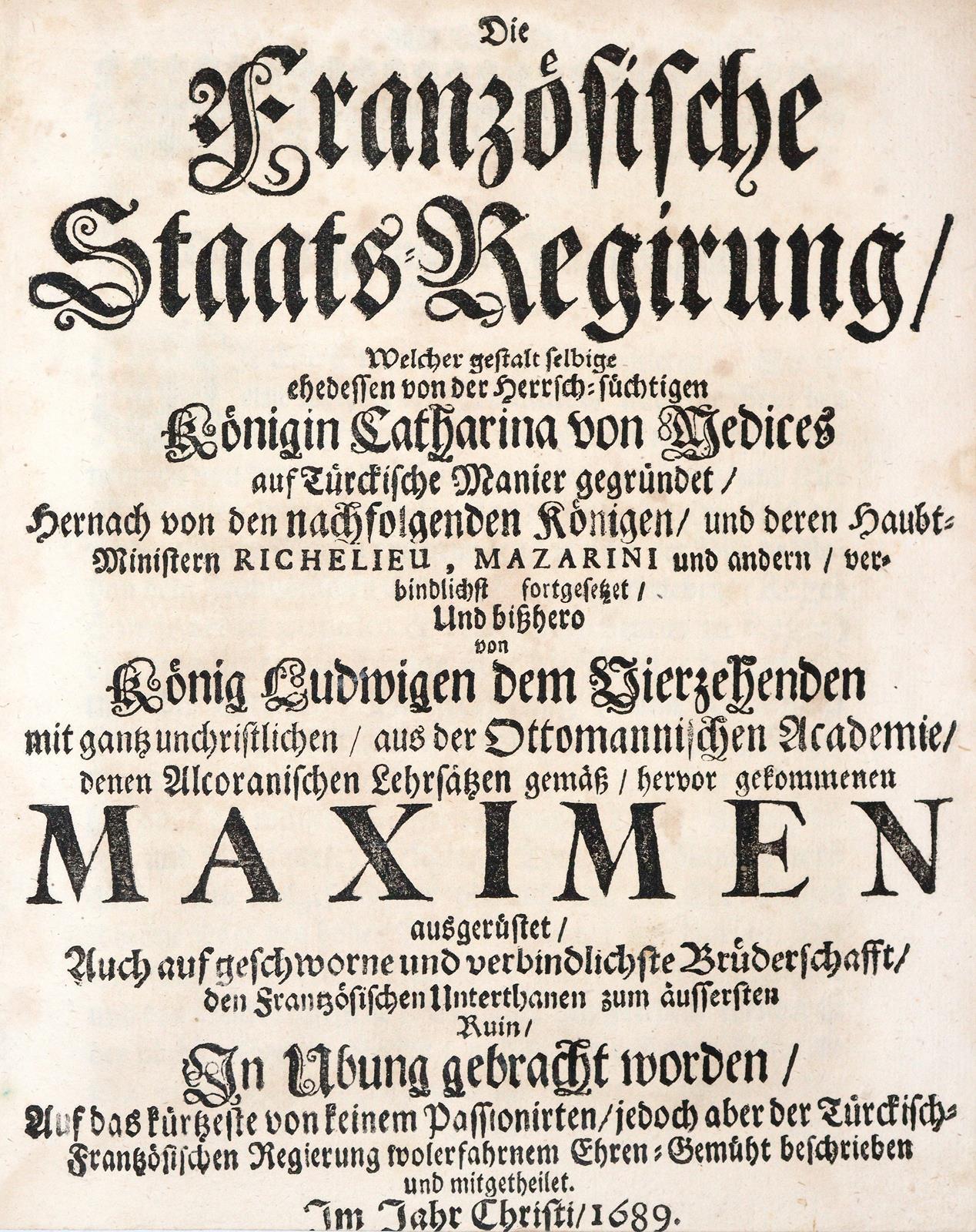 Französische Staats-Regirung, Die, | Bild Nr.1