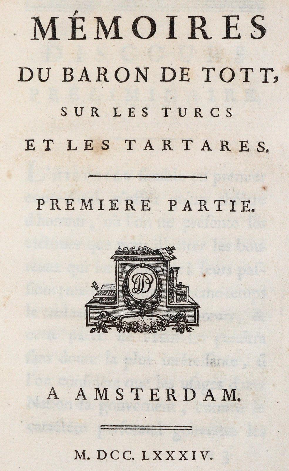 Tott,(F.)de. | Bild Nr.1