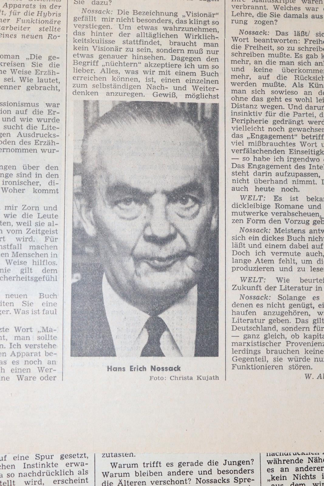 Nossack, Hans Erich | Bild Nr.2