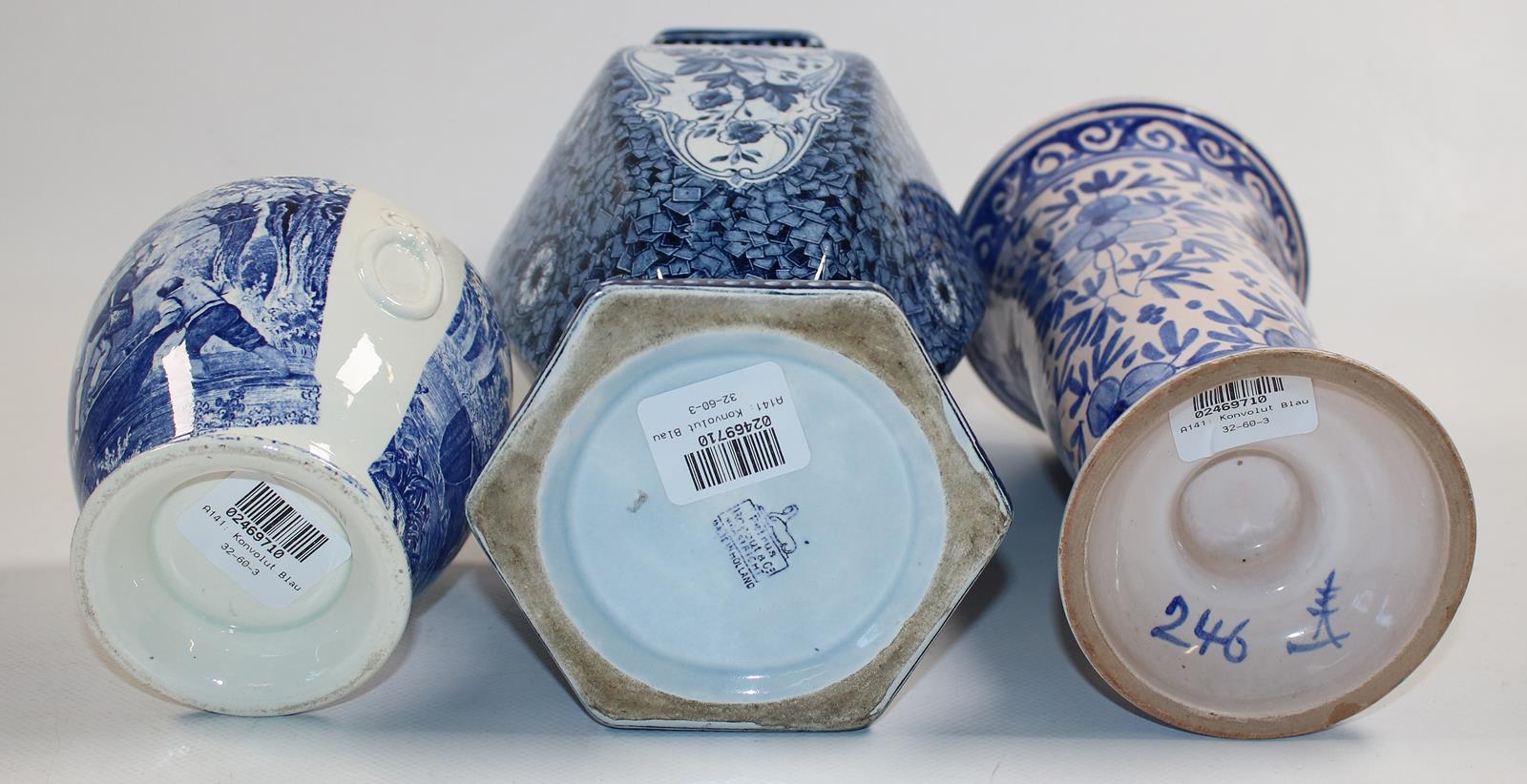 Konvolut Blau-Weiß (3 Teile). | Bild Nr.3