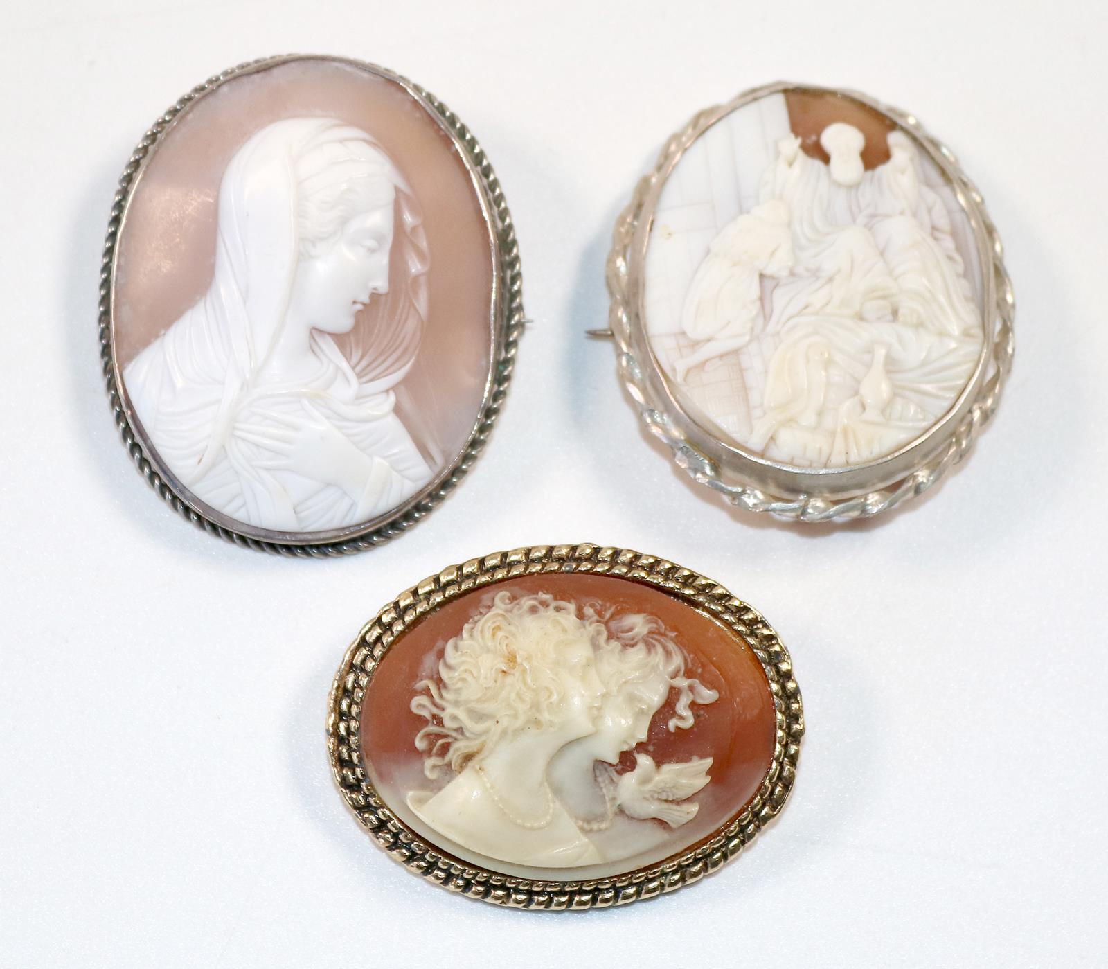 Drei Kameen. | Bild Nr.1