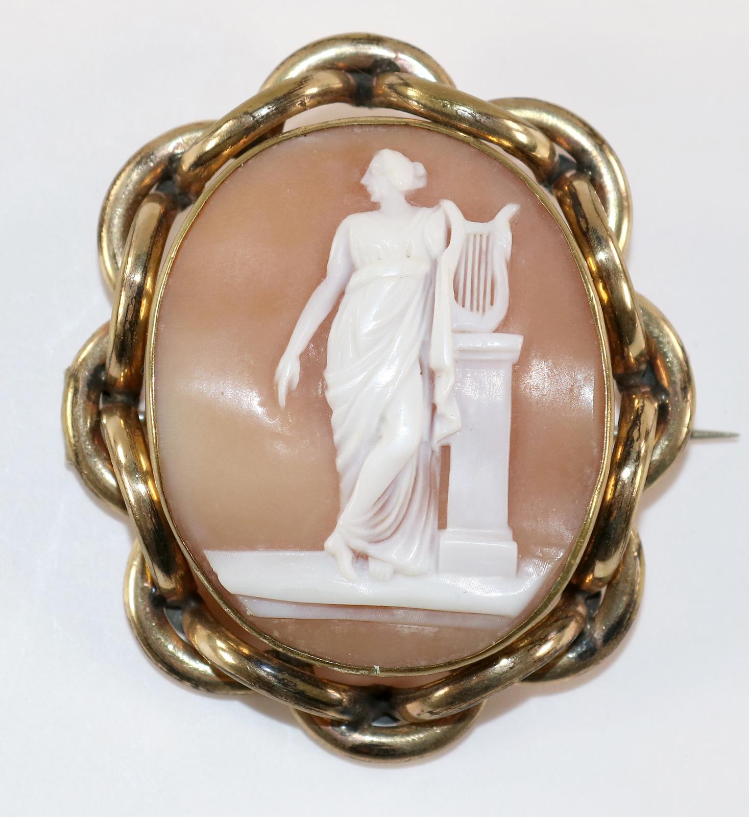 Vestalin mit Säule u. Lyra. | Bild Nr.1