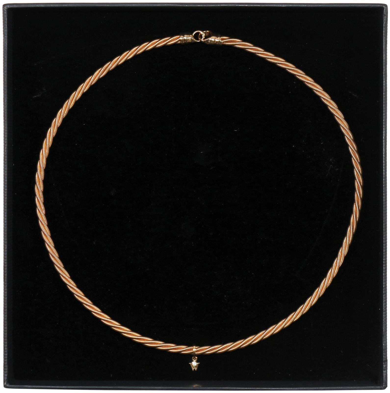 Kordel-Collier, Wellendorff. | Bild Nr.1