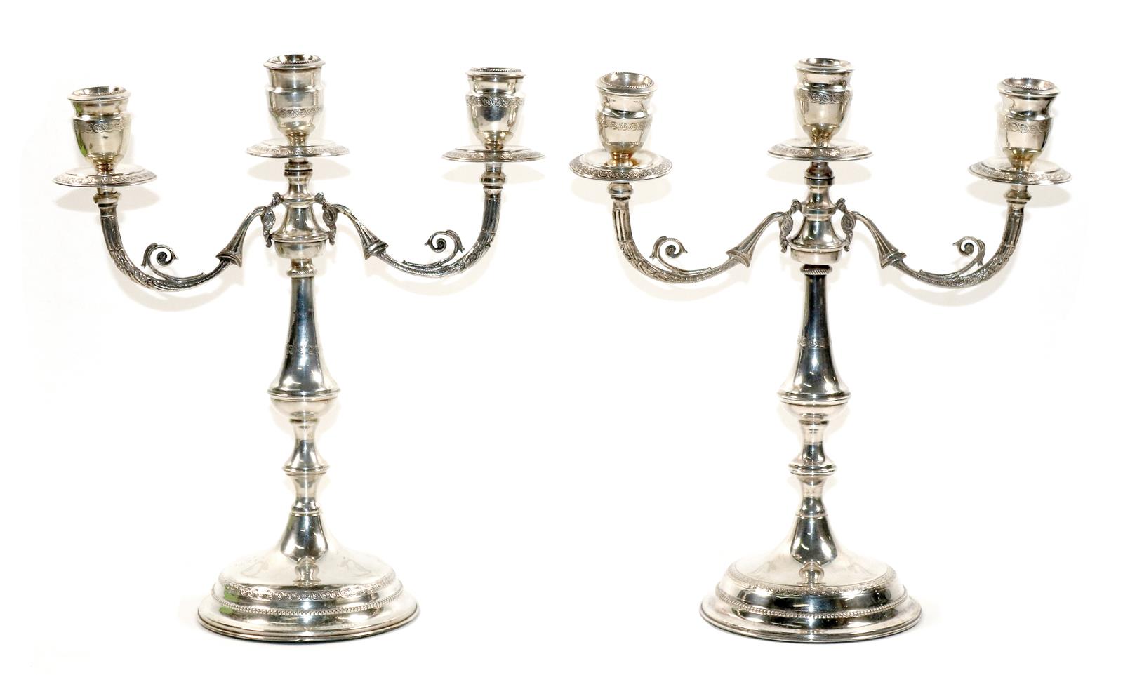 Silberleuchter. | Bild Nr.1