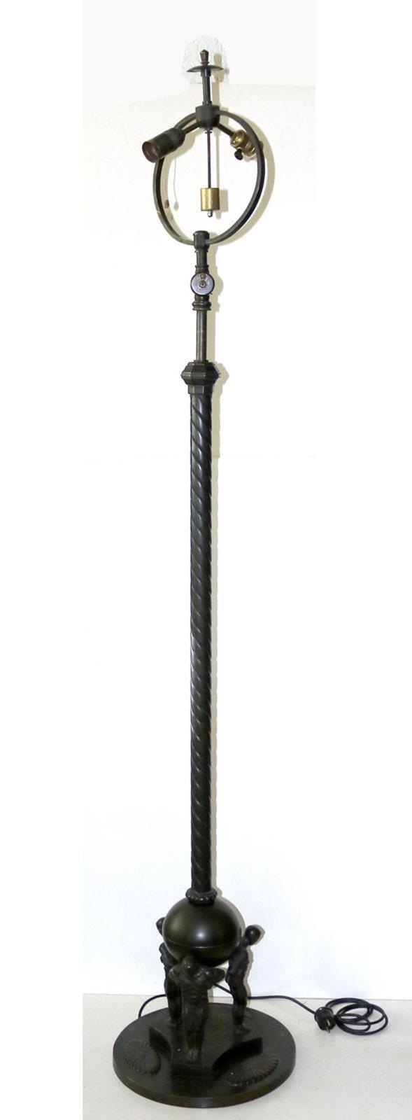 Art Déco Bronze Stehlampe. | Bild Nr.1