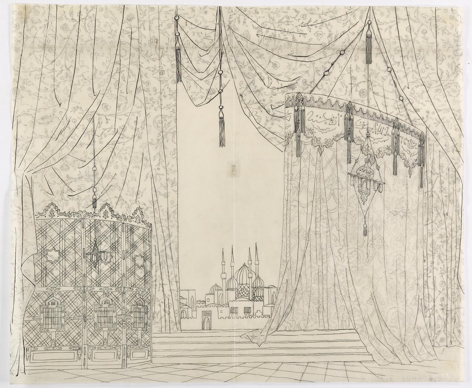 Bühnenentwürfe. | Bild Nr.1