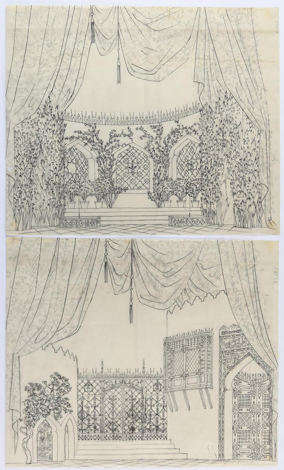 Bühnenentwürfe. | Bild Nr.2