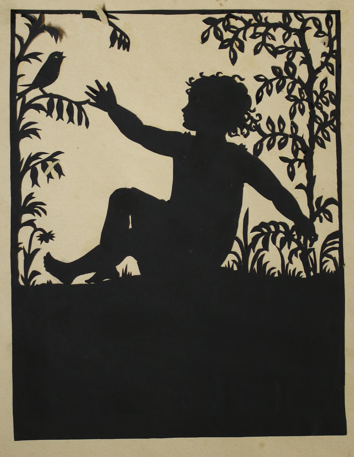 Schattenbilder/Scherenschnitte. | Bild Nr.1