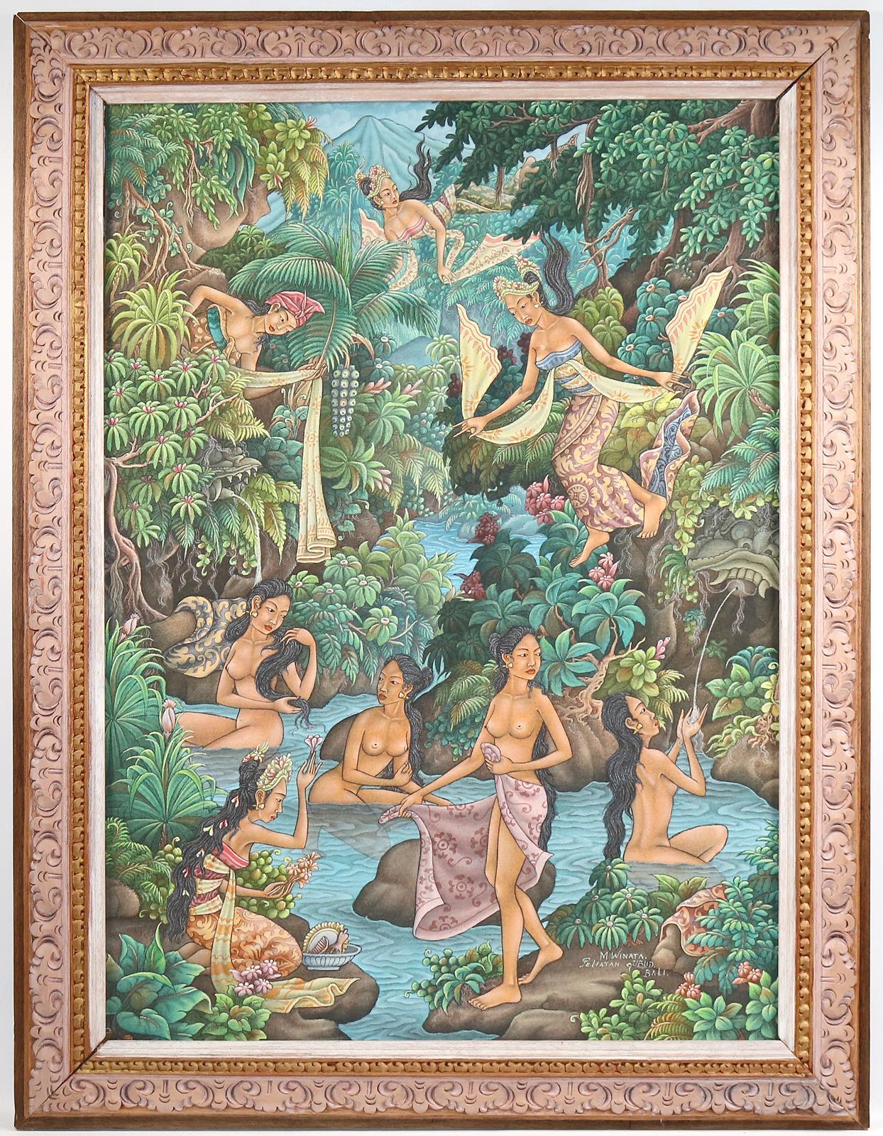 Drei asiatische Malereien, | Bild Nr.1