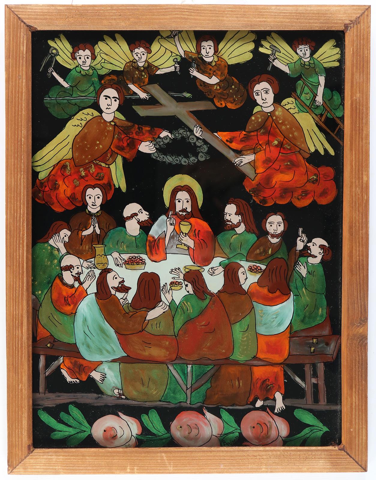 Hinterglasbild. | Bild Nr.1