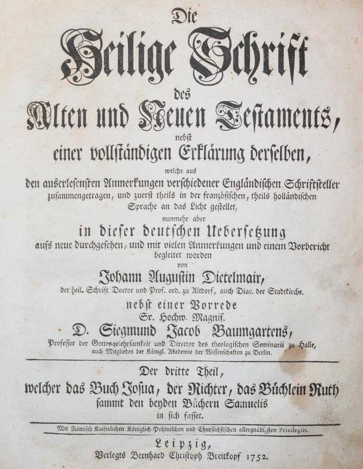 Biblia germanica. | Bild Nr.1