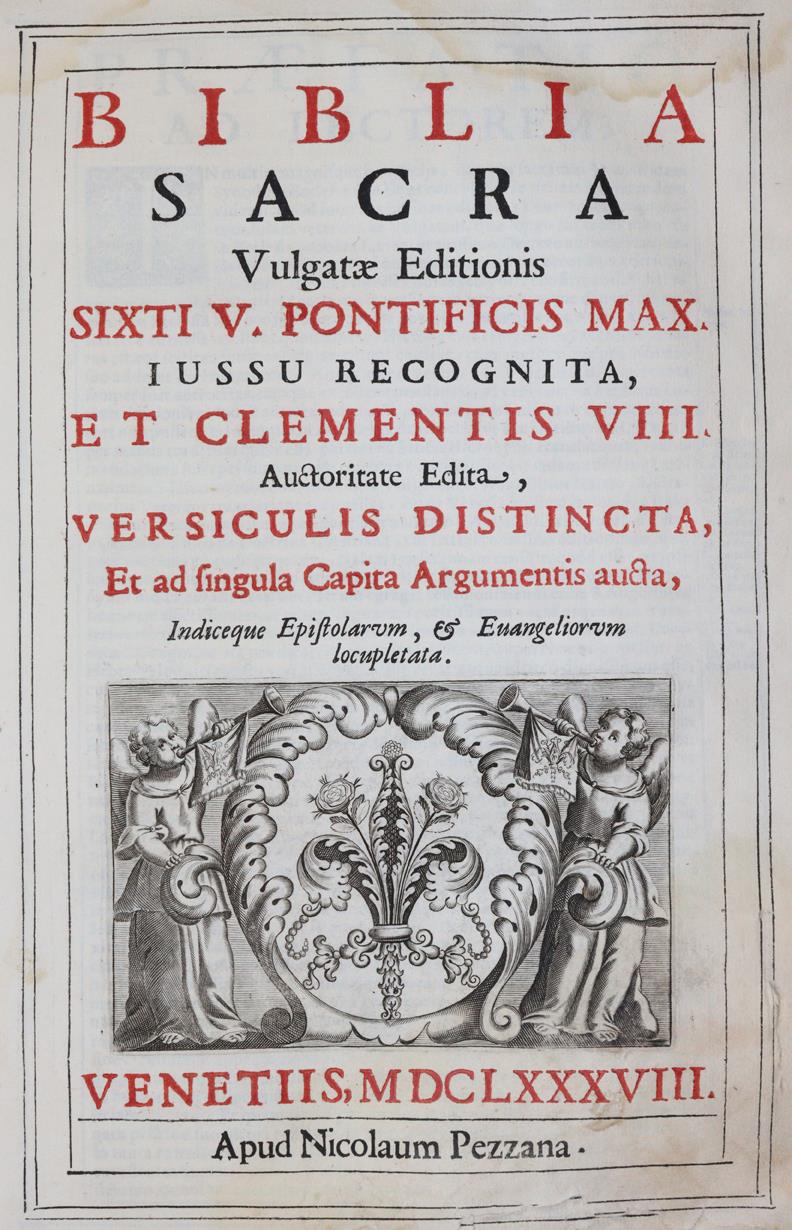 Biblia latina. | Bild Nr.1