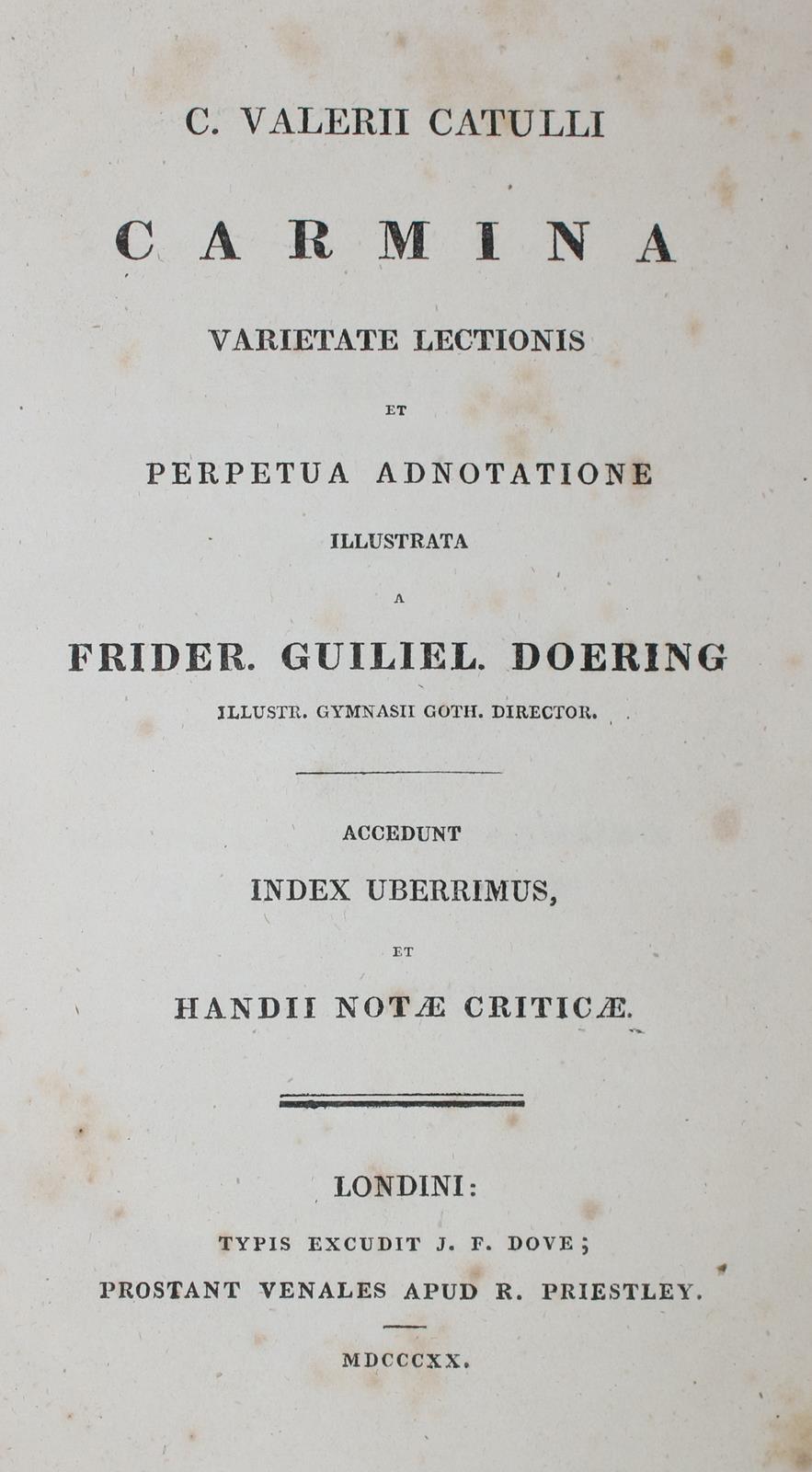 Catullus,C.V.. | Bild Nr.1