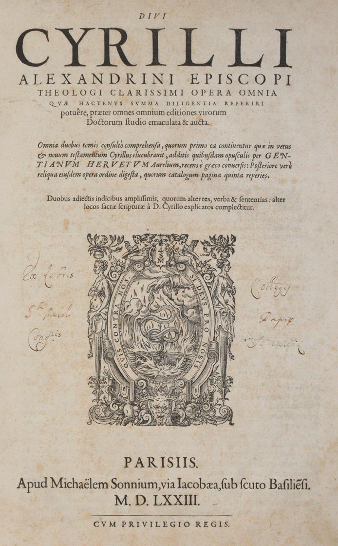 Cyrillus Alexandrinus. | Bild Nr.1