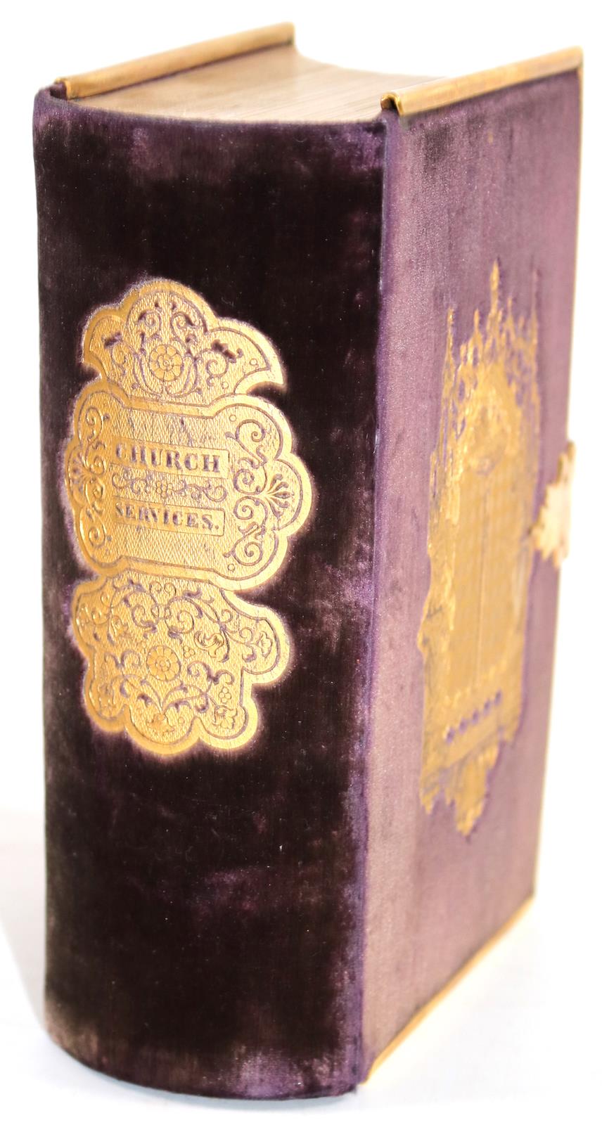 Violetter Samteinband | Bild Nr.1