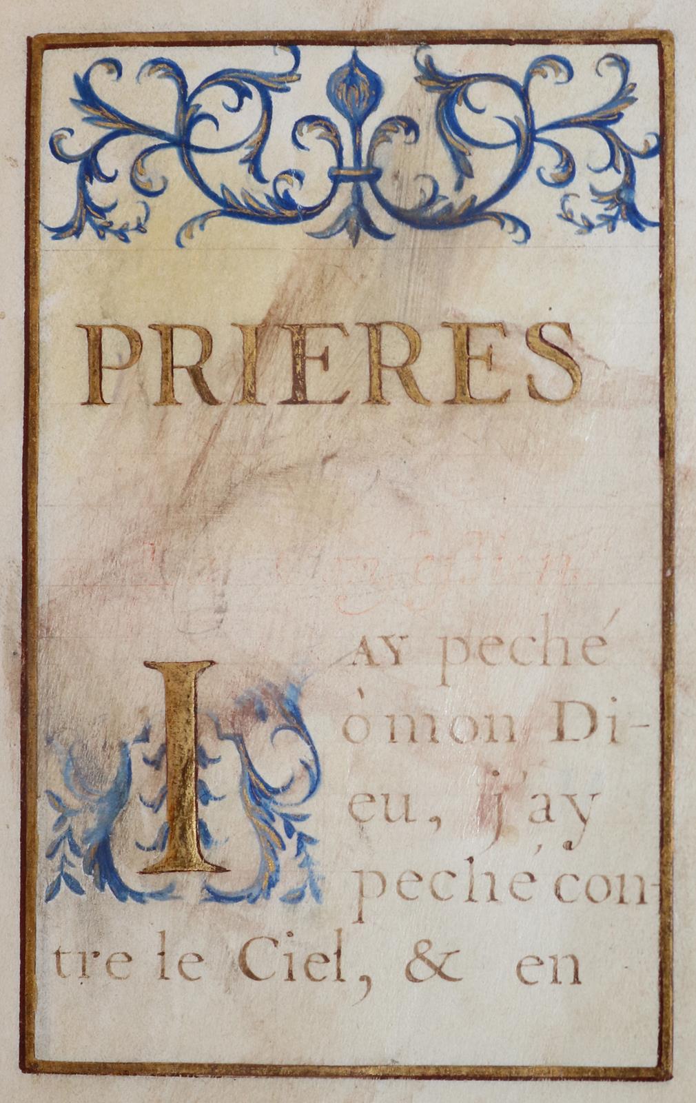 Gebetbuch, Französisch, | Bild Nr.1