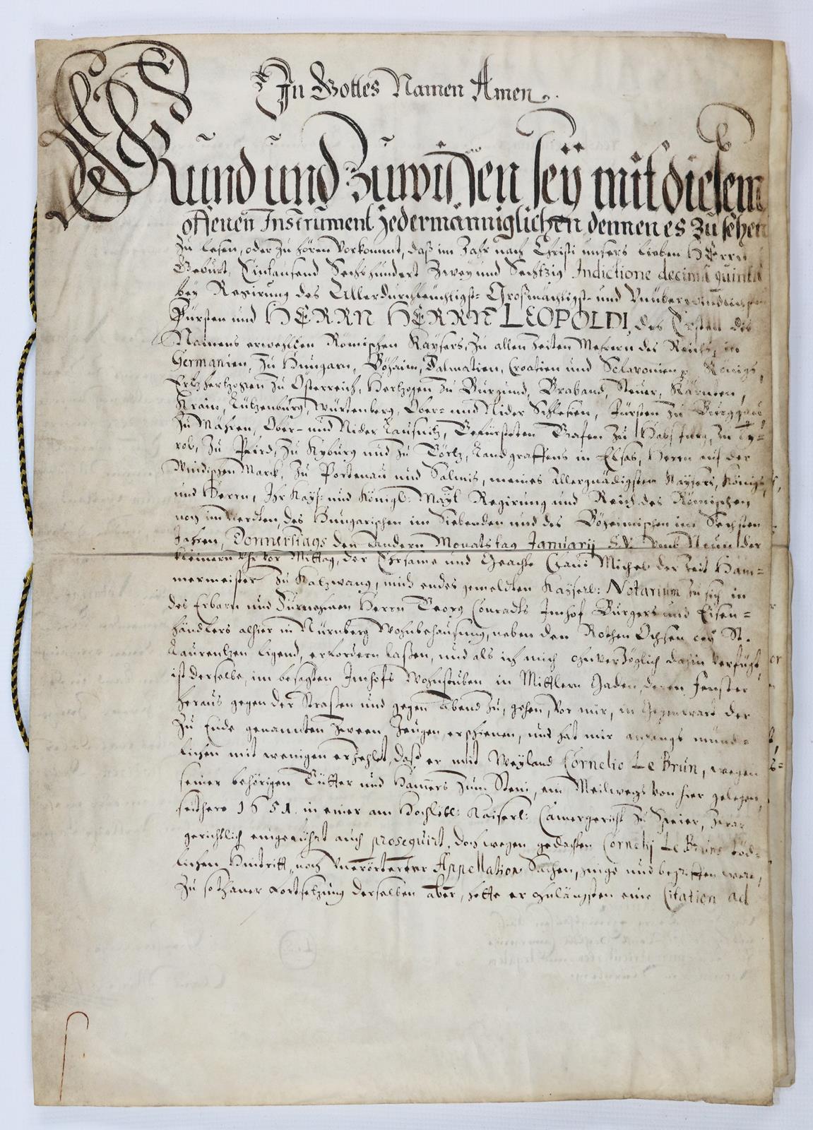 Notariatsinstrument | Bild Nr.1