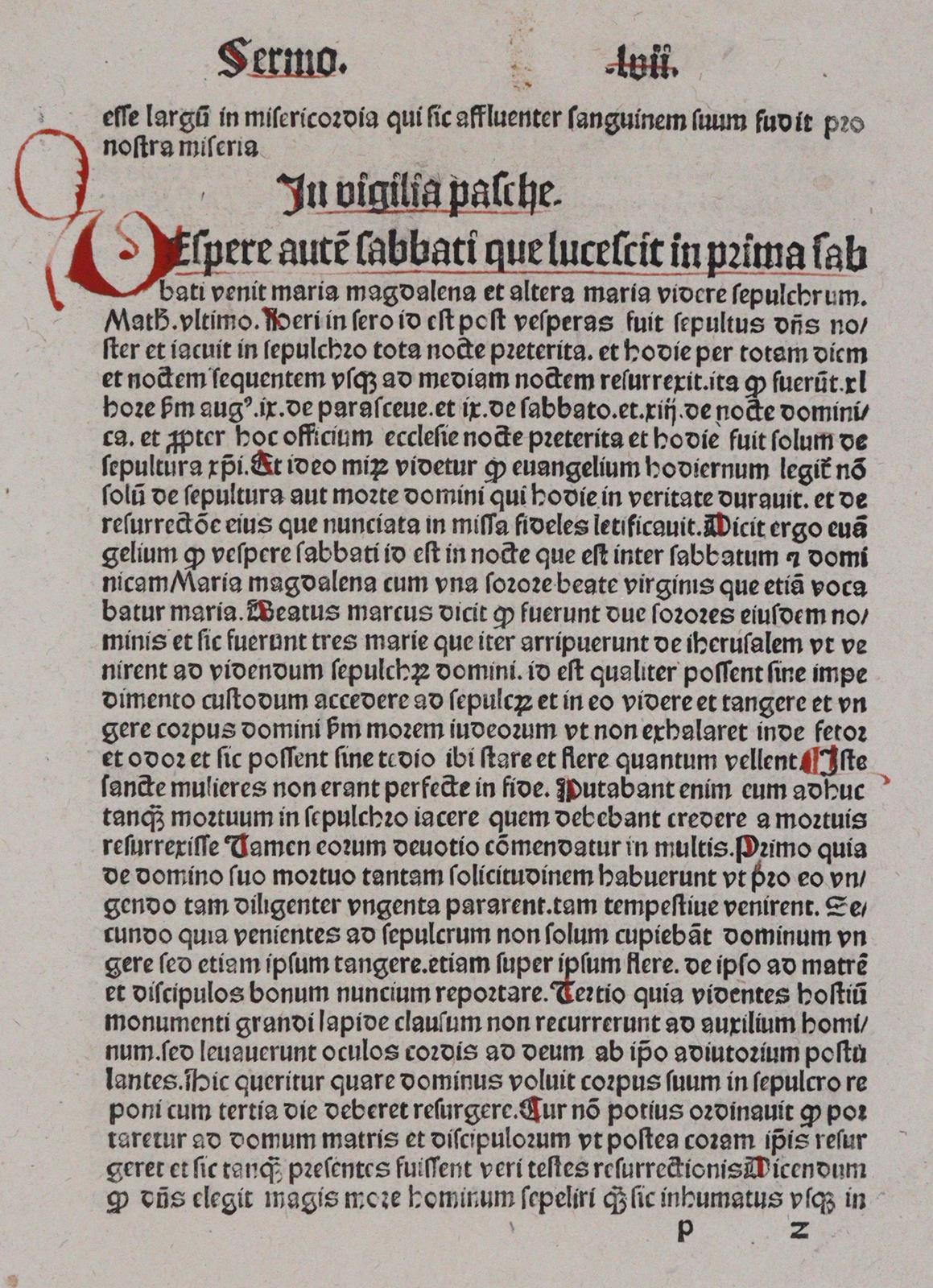 Inkunabelblätter. | Bild Nr.2