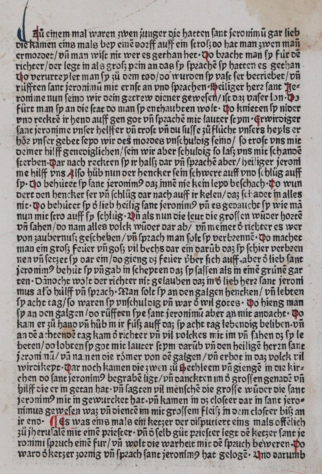 Inkunabelblätter. | Bild Nr.5