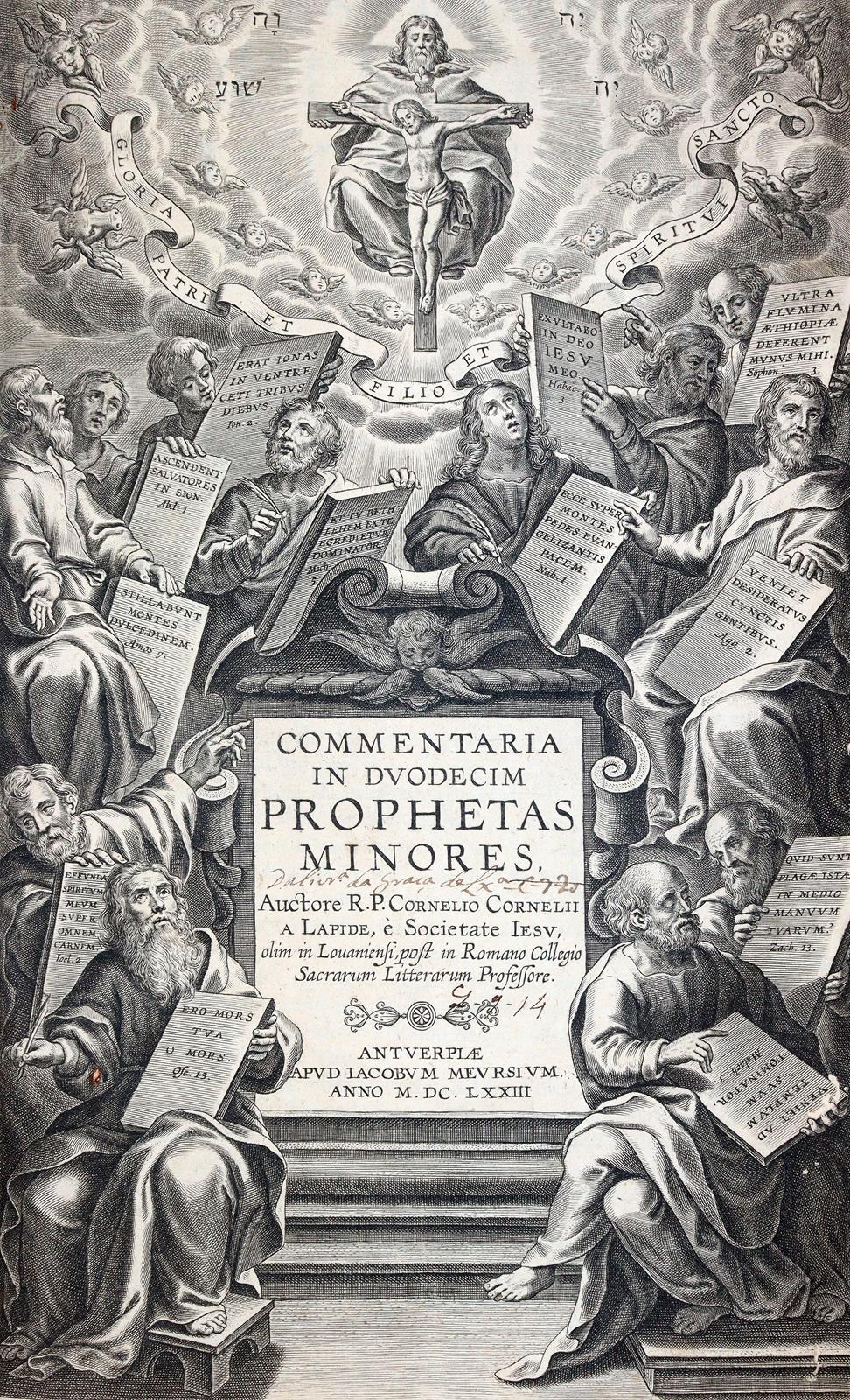 Lapide,C. (d.i. C.van den Steen). | Bild Nr.1