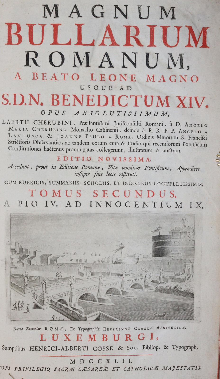 Magnum Bullarium Romanum, | Bild Nr.1