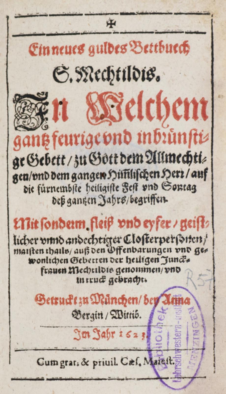 Mechthild von Hackeborn. | Bild Nr.1