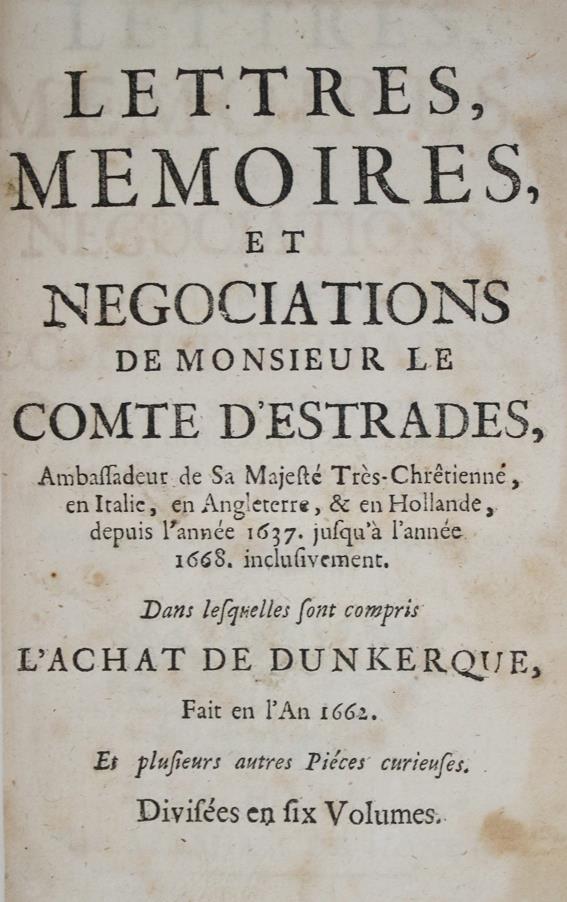 Estrades,(G.) Comte d