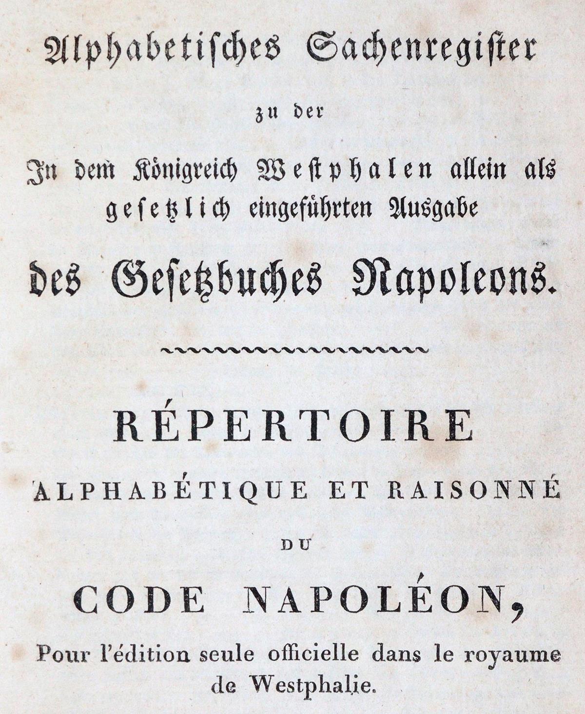 Alphabetisches Sachenregister | Bild Nr.1